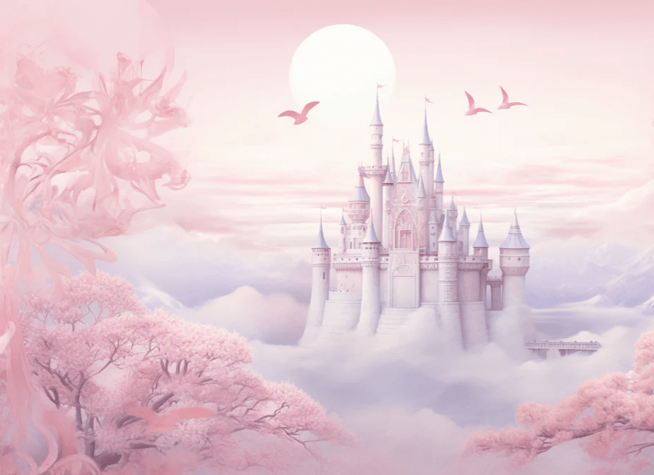 Château enchanté - Illulart: Papier peint panoramique