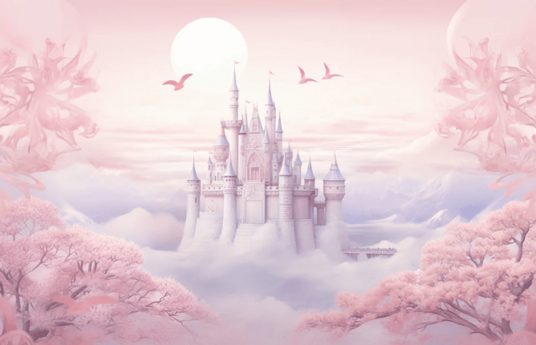 Château enchanté - Illulart: Papier peint panoramique