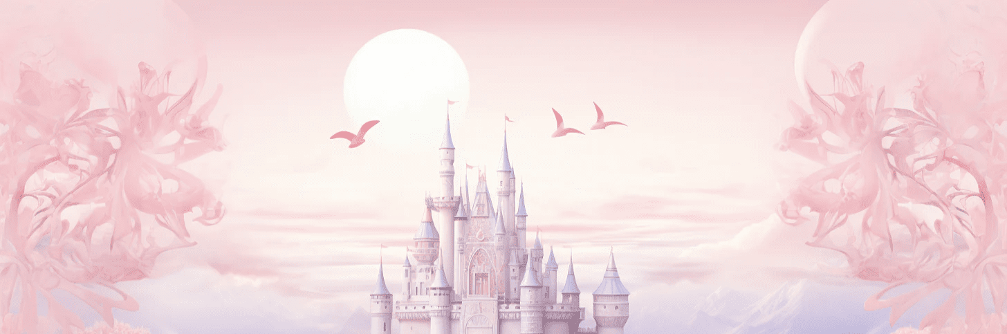Château enchanté - Illulart: Papier peint panoramique