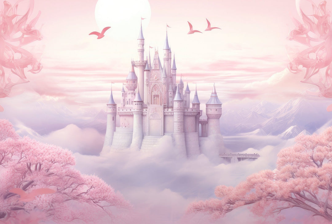 Château enchanté - Illulart: Papier peint panoramique