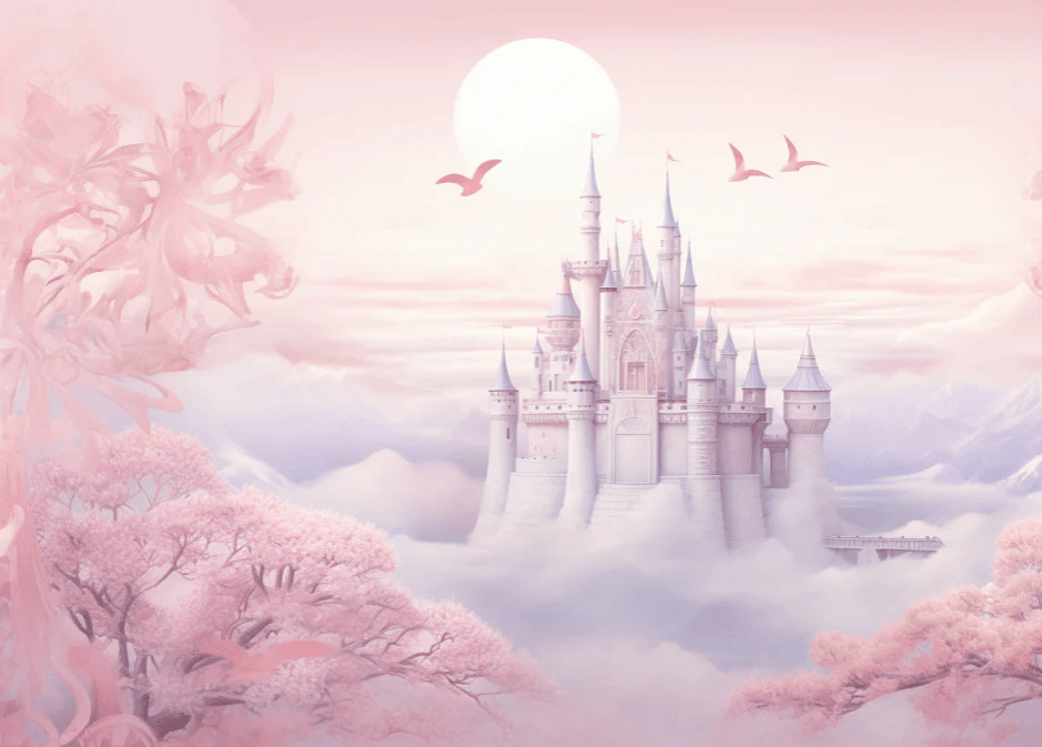 Château enchanté - Illulart: Papier peint panoramique