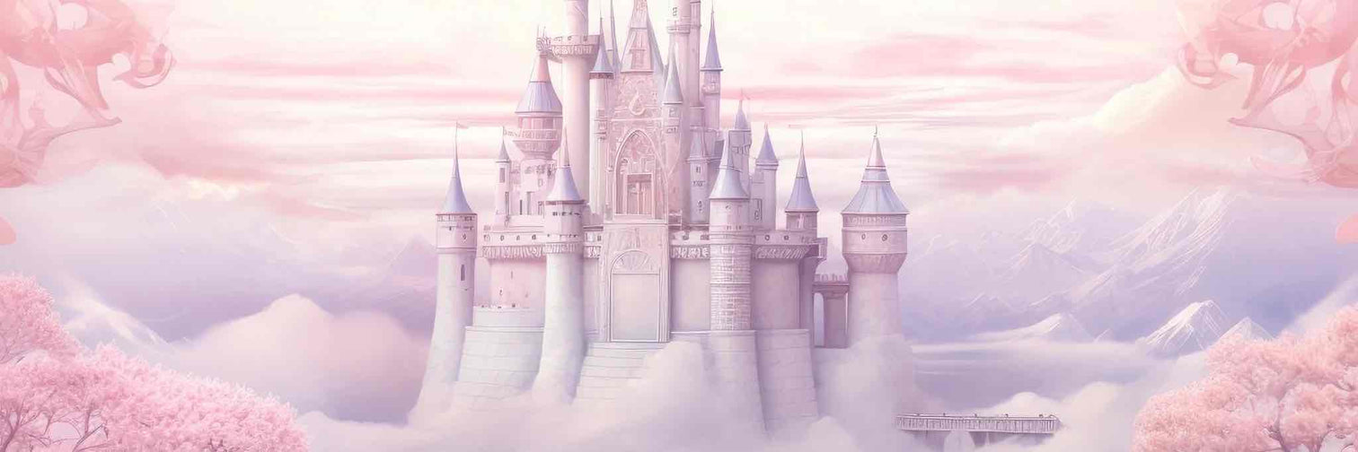 Château enchanté - Illulart: Papier peint panoramique