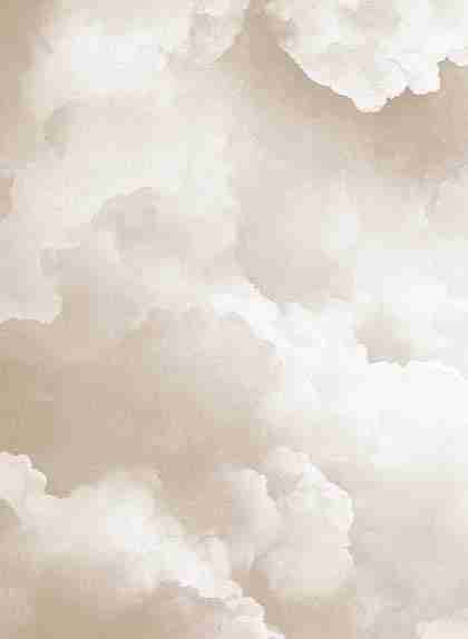 Ciel de Douceur - Papier Peint Panoramique Nuages Beige pour une Ambiance Sereine - Illulart: Papier peint panoramique