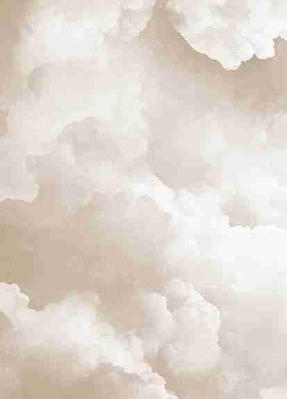 Ciel de Douceur - Papier Peint Panoramique Nuages Beige pour une Ambiance Sereine - Illulart: Papier peint panoramique