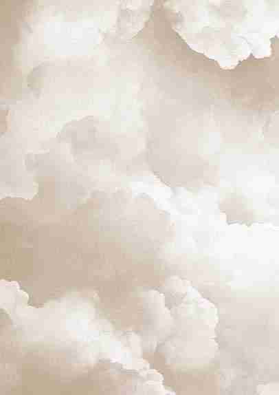 Ciel de Douceur - Papier Peint Panoramique Nuages Beige pour une Ambiance Sereine - Illulart: Papier peint panoramique