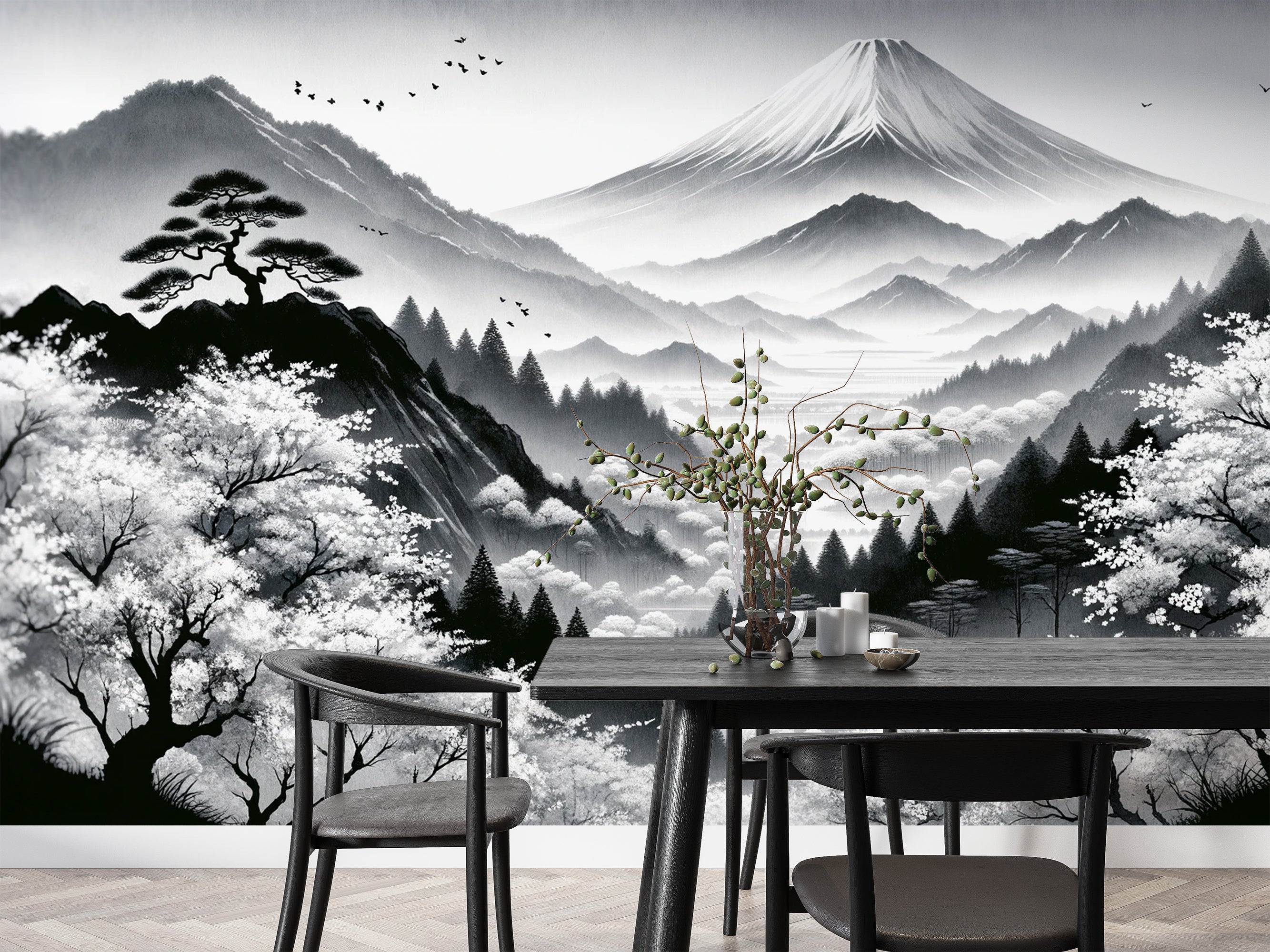 Asian contemplation - Mount Fuji