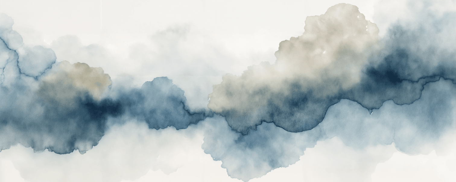 Couleurs de l’air en bleu - Illulart: Papier peint panoramique