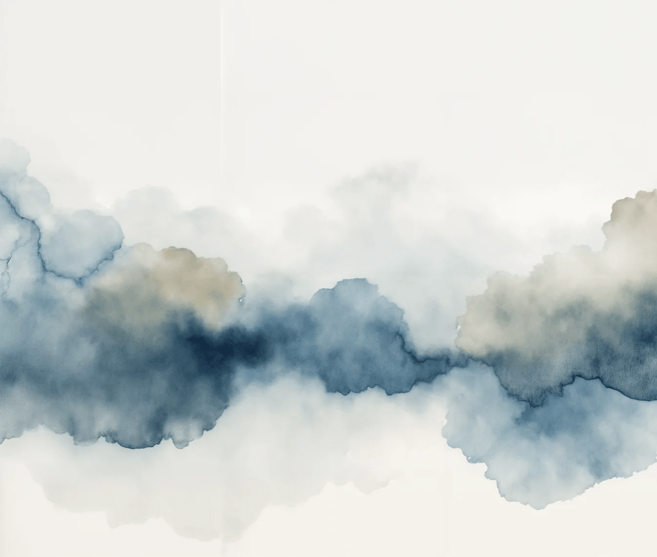 Couleurs de l’air en bleu – Papier peint panoramique éthéré et moderne - Illulart: Papier peint panoramique