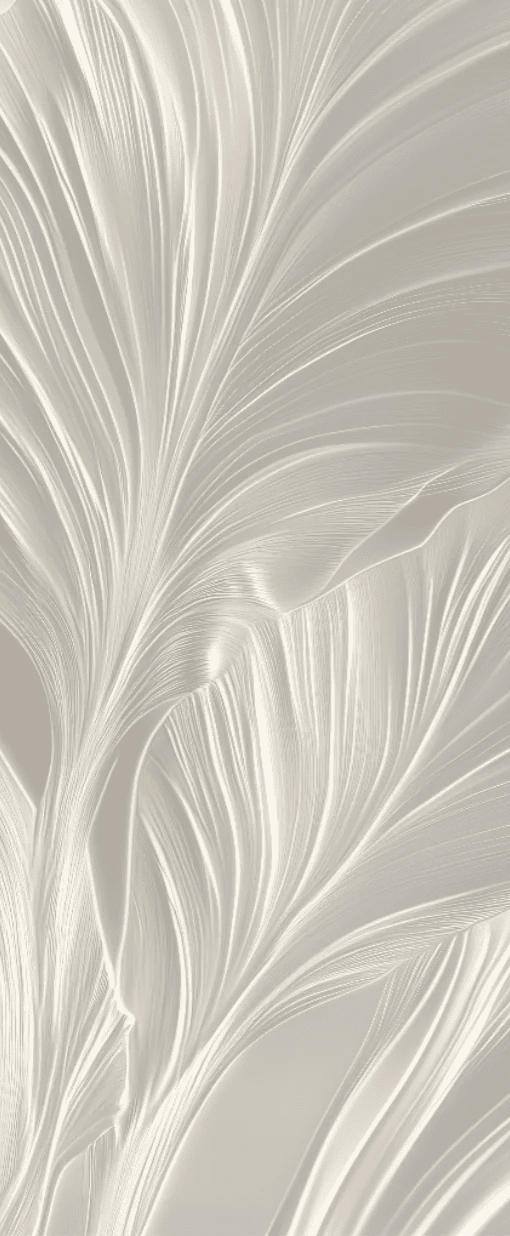 Crème de Feuillage - Papier Peint Panoramique Élégant - Illulart: Papier peint panoramique