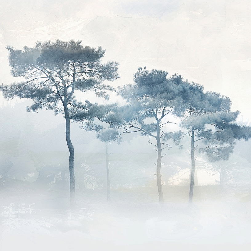 Brises d'Arbres Bleutés