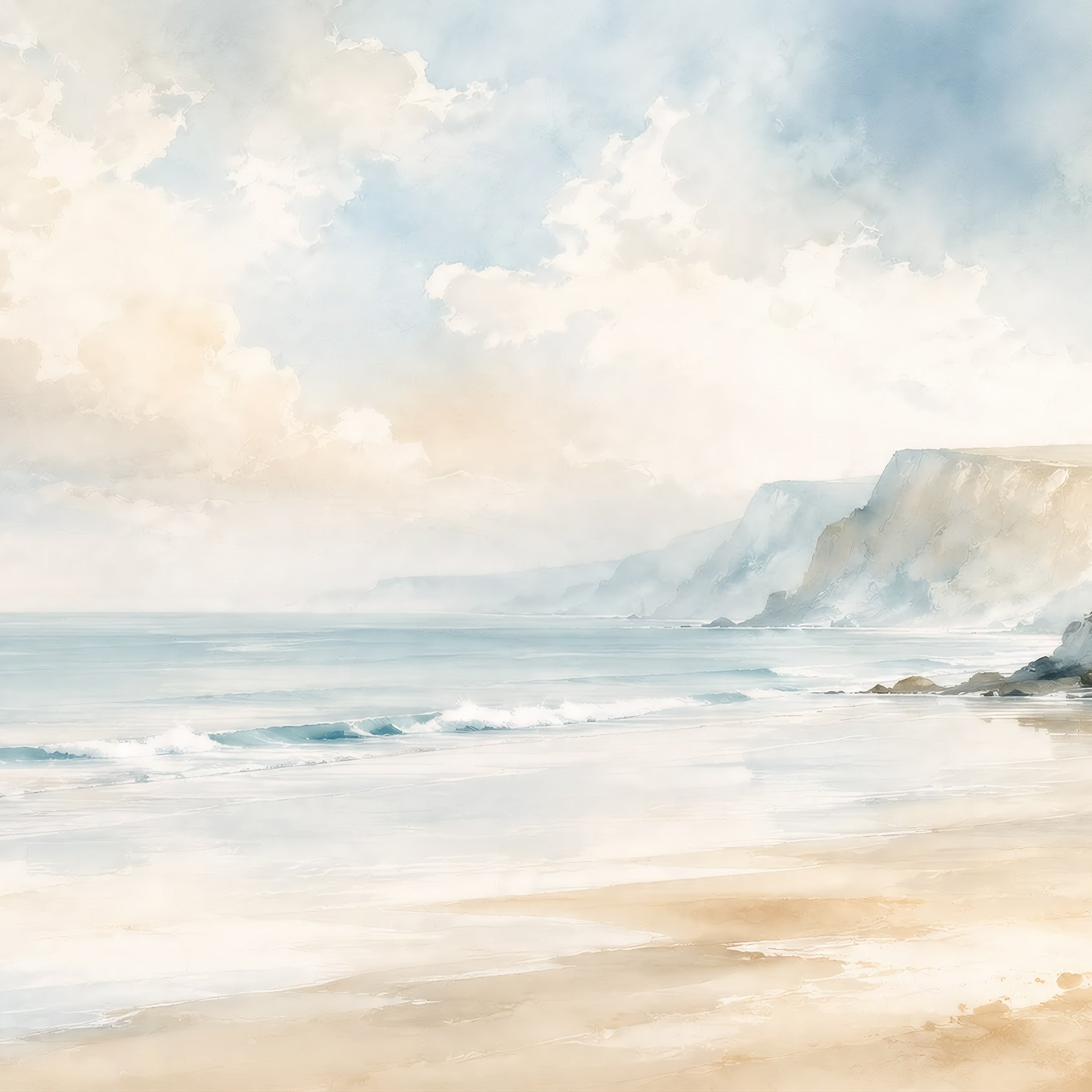 Cliffs in the Light