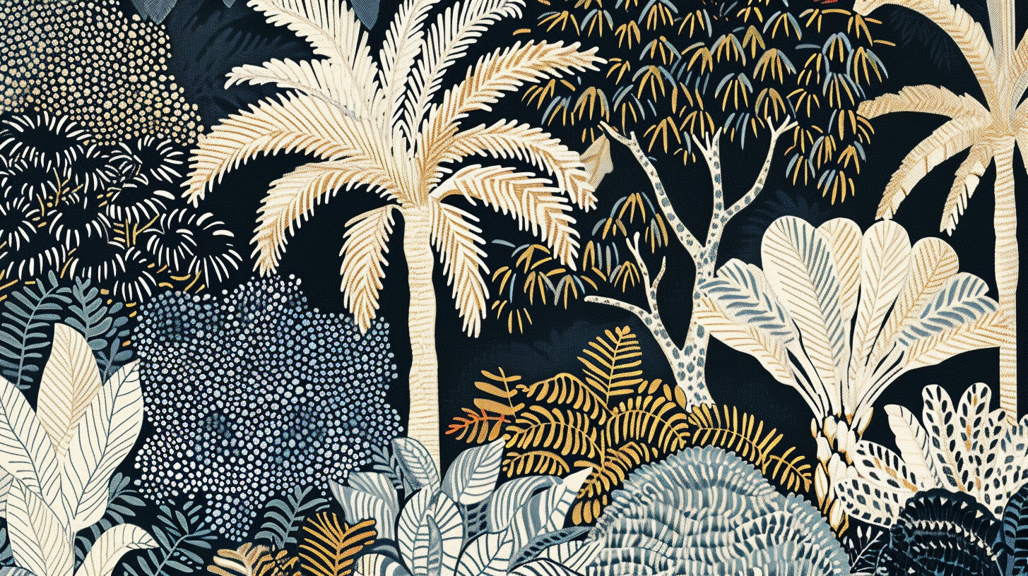 Éclat Tropical – Luxuriance Murale en Grand Format
