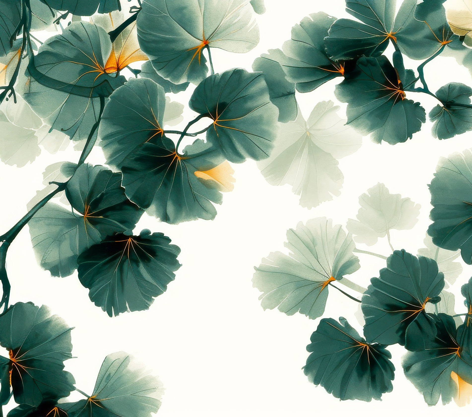 Feuille de Ginkgo Vert