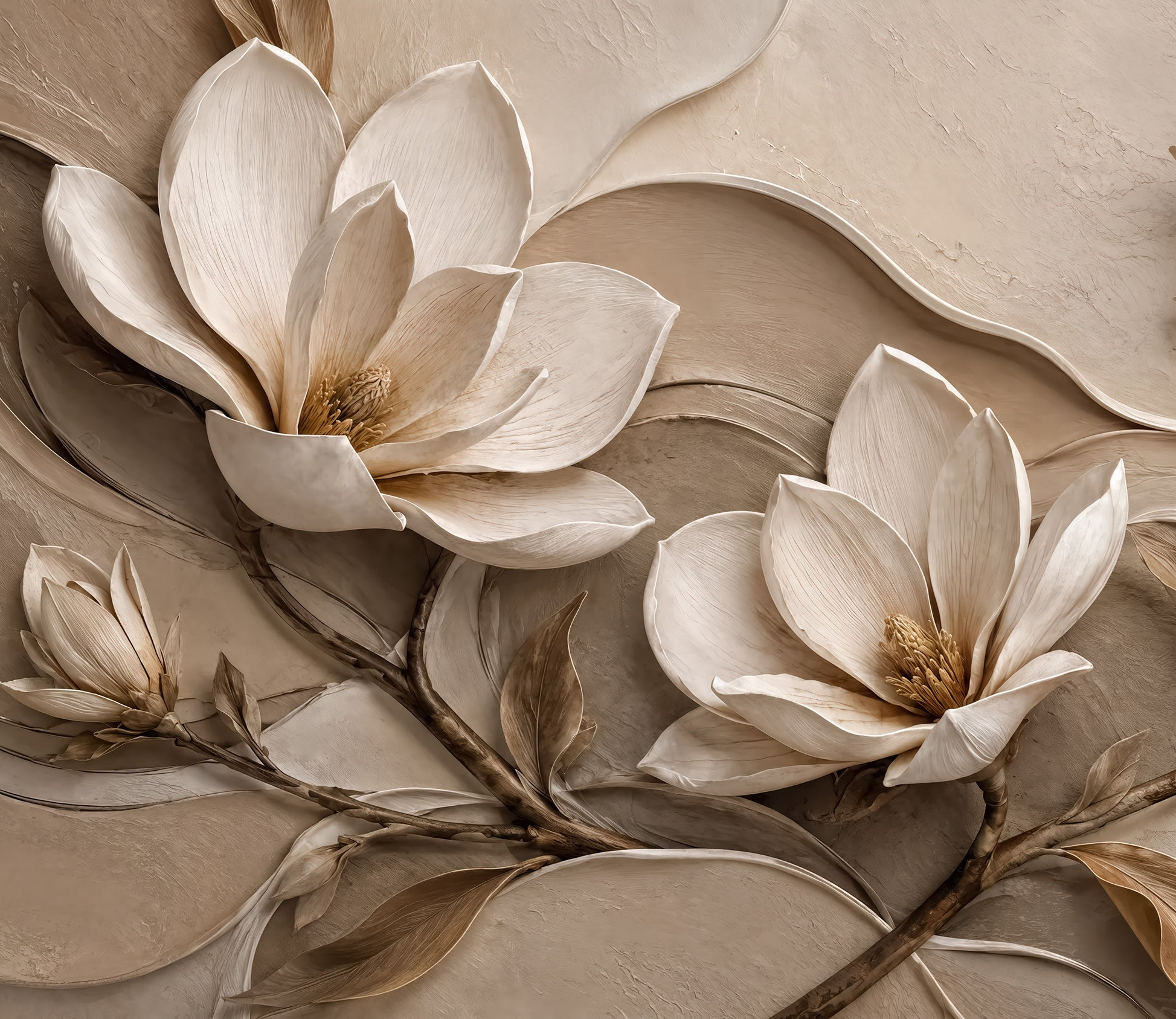 Magnolia en Relief