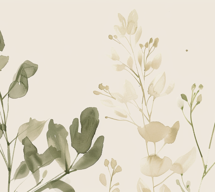 Zarte Vegetation