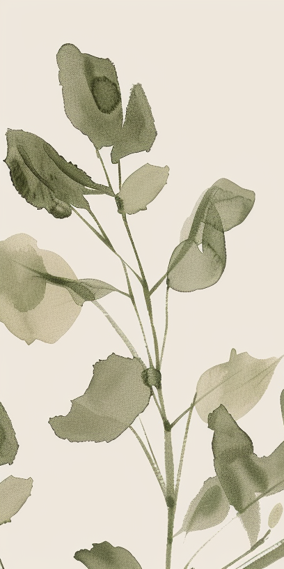 Zarte Vegetation