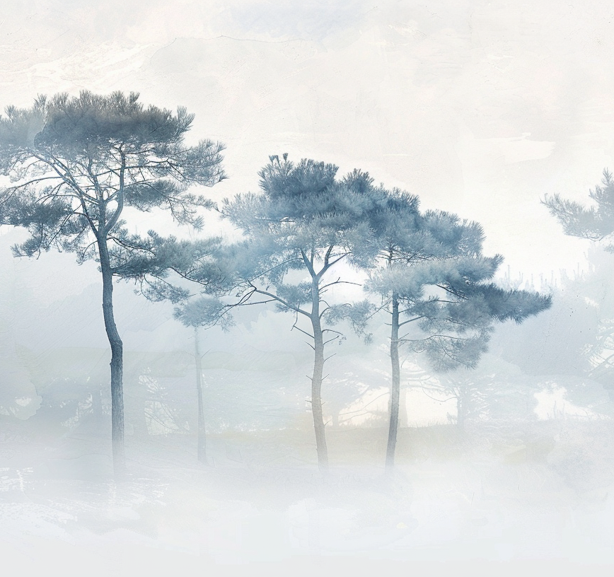 Brises d'Arbres Bleutés