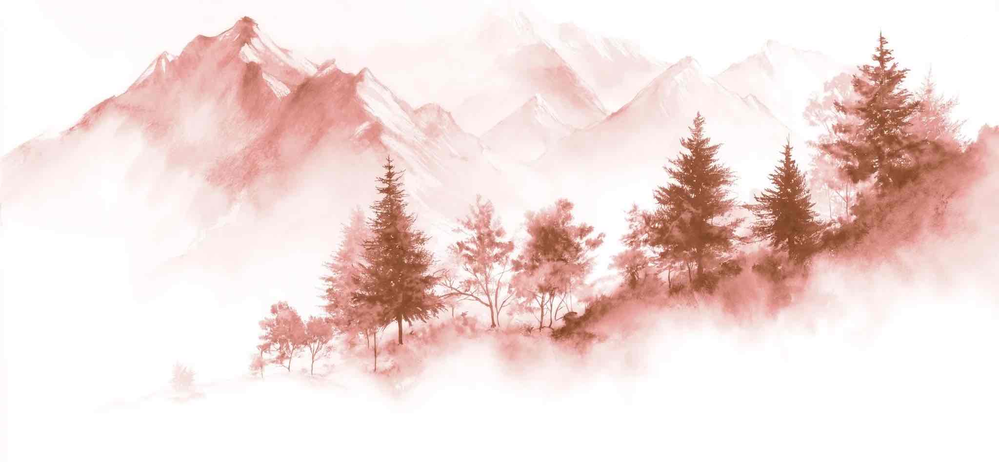 Douce Altitude – Papier peint montagne ambiance zen