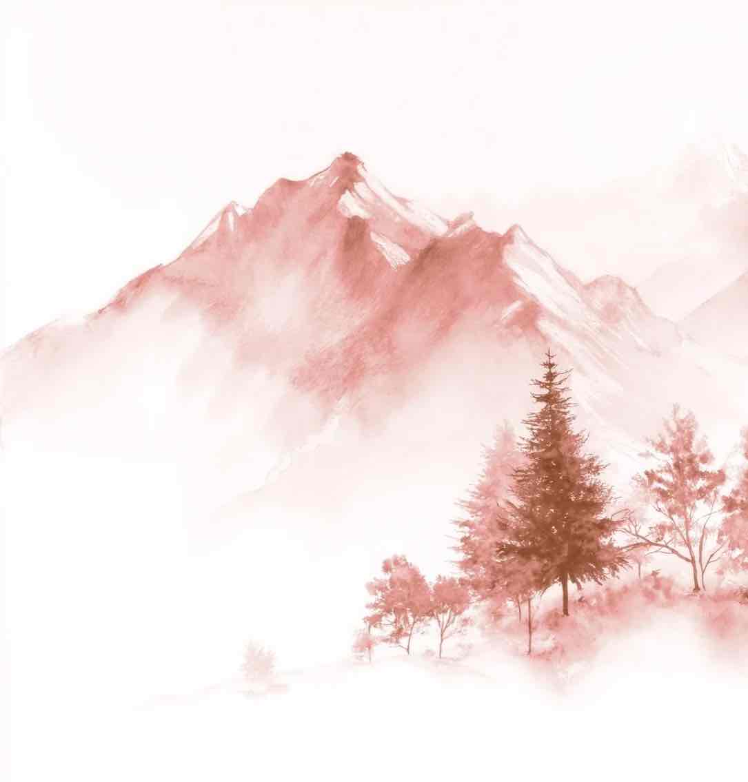 Douce Altitude – Papier peint montagne ambiance zen