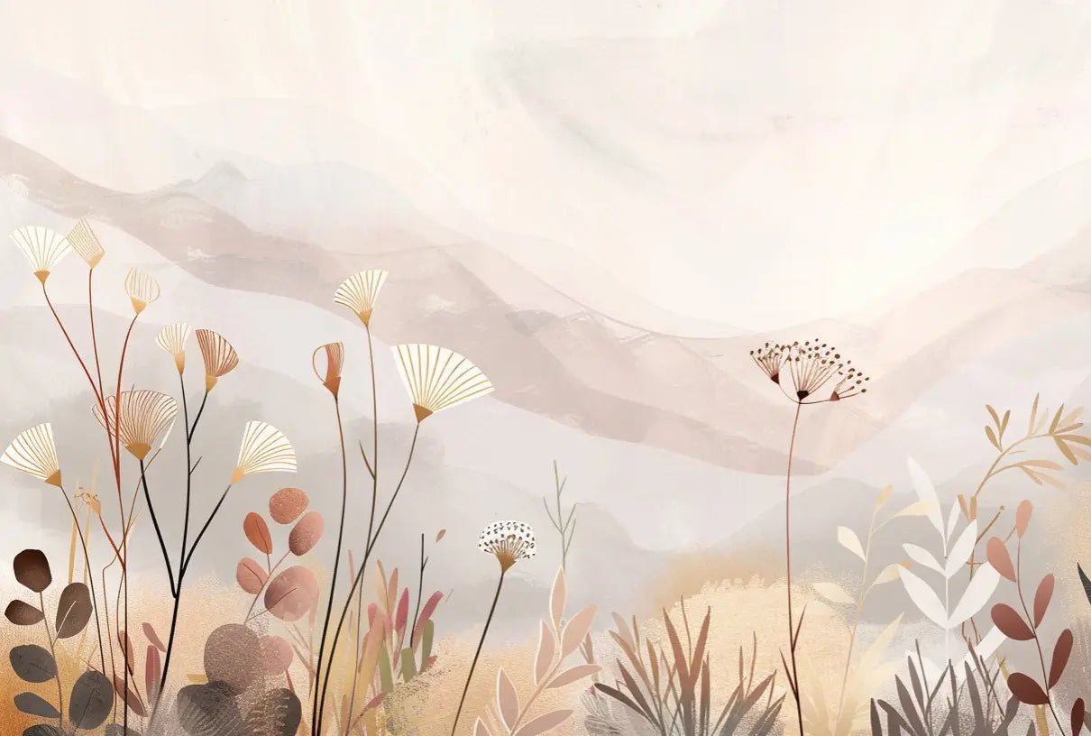 Douce Prairie – Revêtement Mural Panoramique Botanique