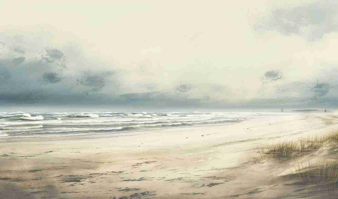 Douces vagues - Illulart: Papier peint panoramique