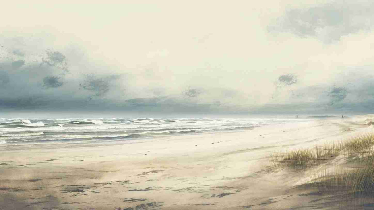 Douces vagues - Illulart: Papier peint panoramique