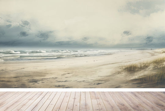 Douces vagues - Illulart: Papier peint panoramique