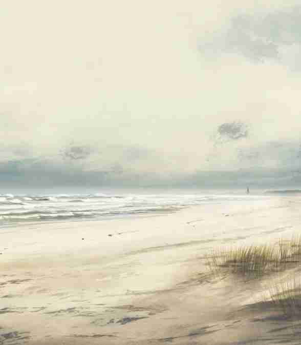 Douces vagues - Illulart: Papier peint panoramique