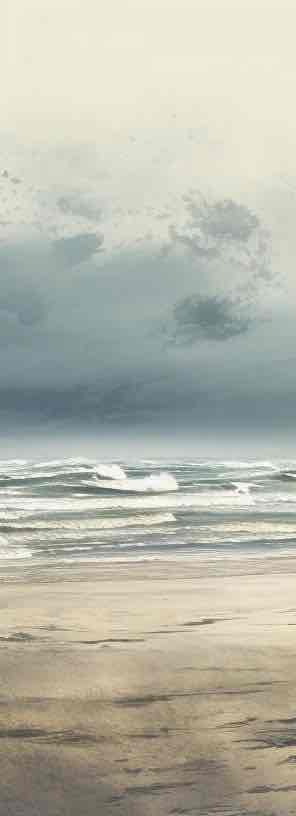 Douces vagues - Illulart: Papier peint panoramique