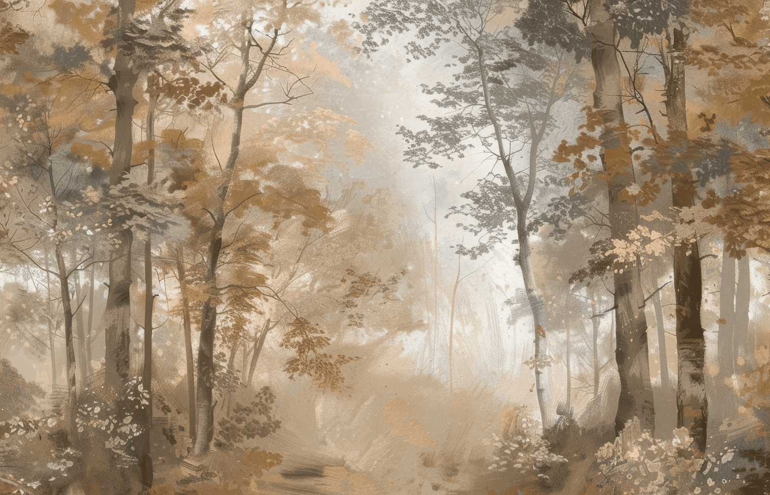 Douceur d'Automne - Illulart: Papier peint panoramique