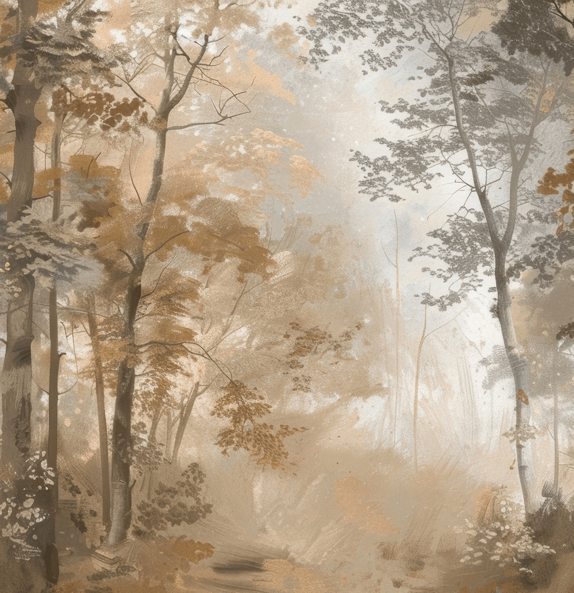 Douceur d'Automne - Illulart: Papier peint panoramique