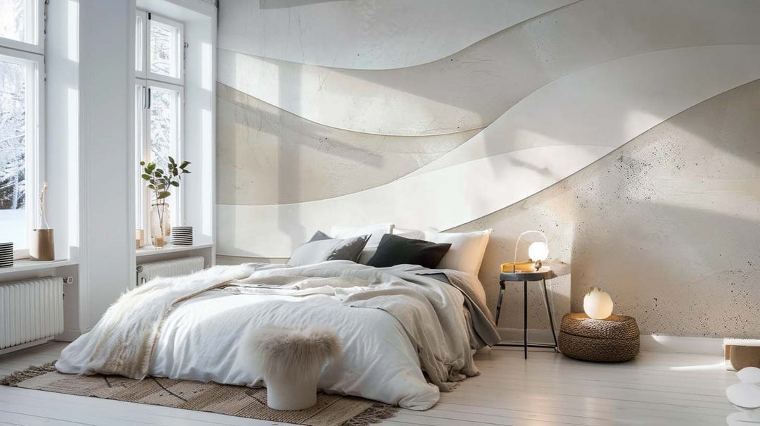 Douceur Désertique - Papier Peint Panoramique Dunes de Sérénité - Illulart: Papier peint panoramique