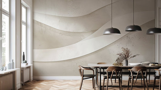 Douceur Désertique - Papier Peint Panoramique Dunes de Sérénité - Illulart: Papier peint panoramique