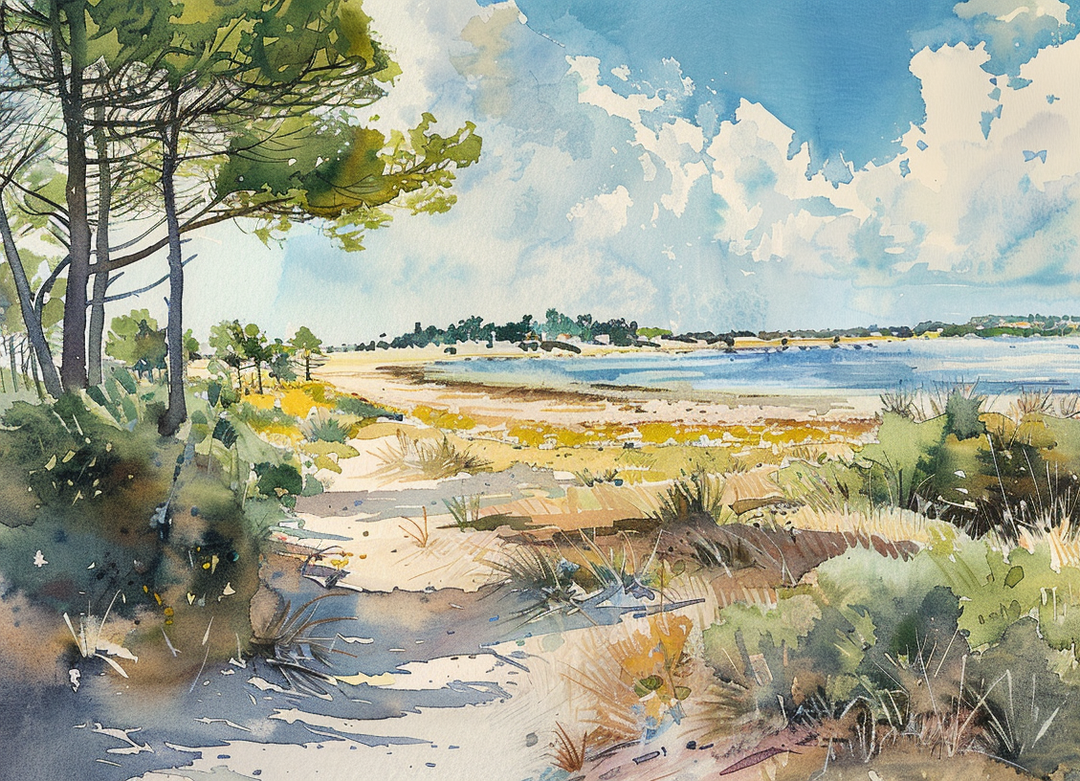 Douceur Littorale - Illulart: Papier peint panoramique