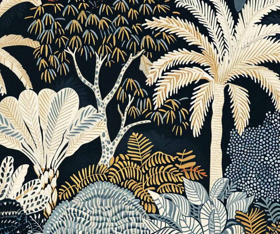Éclat Tropical – Luxuriance Murale en Grand Format - Illulart: Papier peint panoramique
