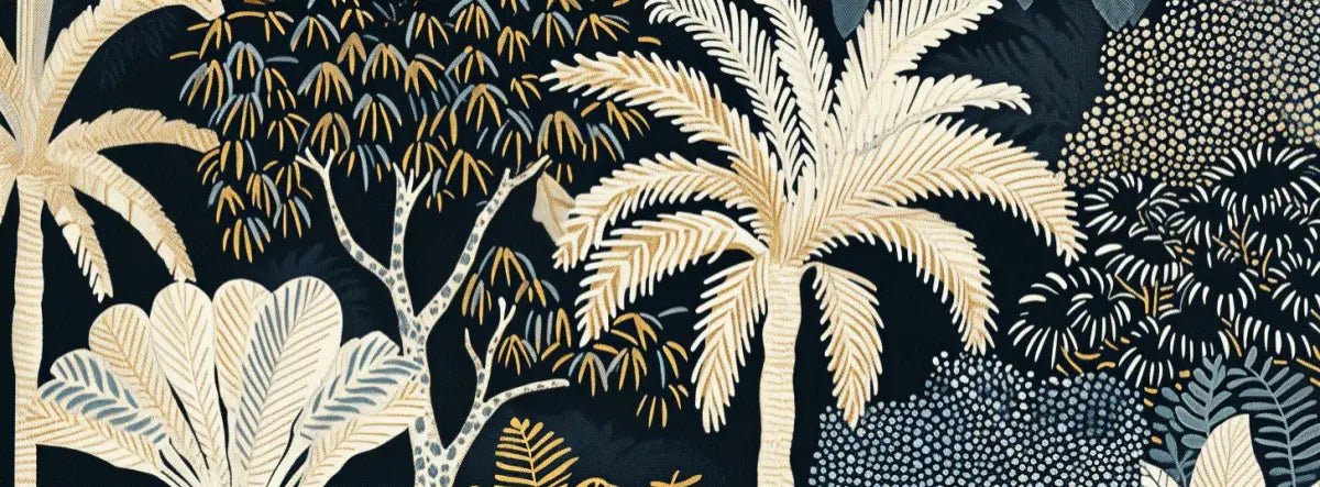 Éclat Tropical – Luxuriance Murale en Grand Format - Illulart: Papier peint panoramique