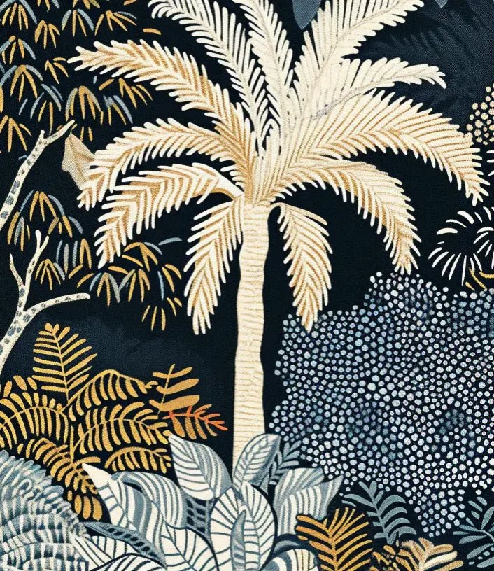 Éclat Tropical – Luxuriance Murale en Grand Format - Illulart: Papier peint panoramique