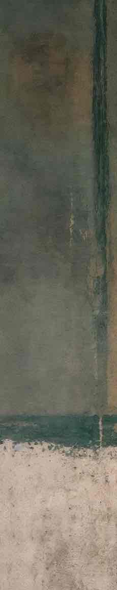 Éclats bruts en vert et sable – Papier peint abstrait - Illulart: Papier peint panoramique