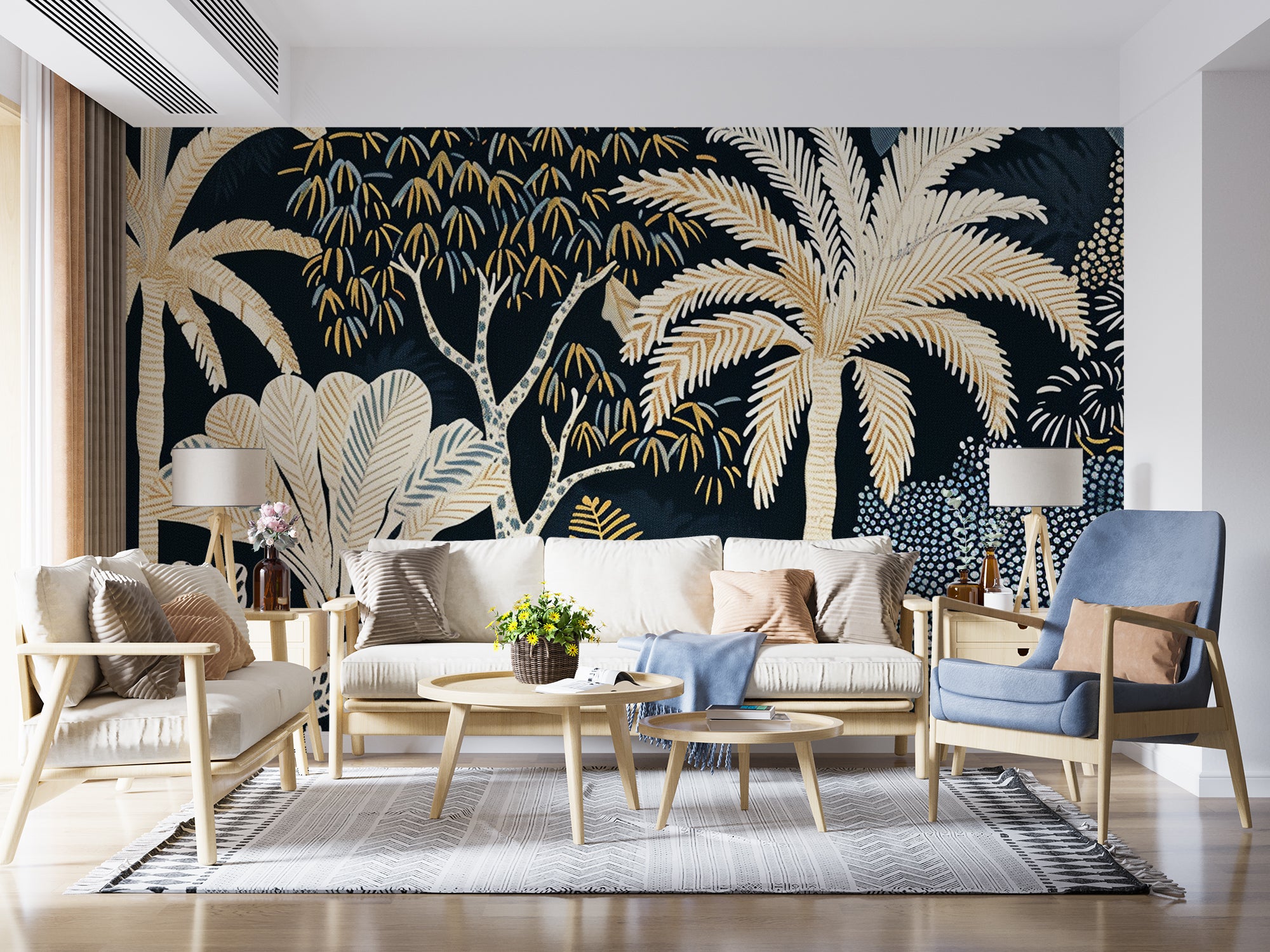 Tropical Radiance – Wall Luxuriance in Large Format