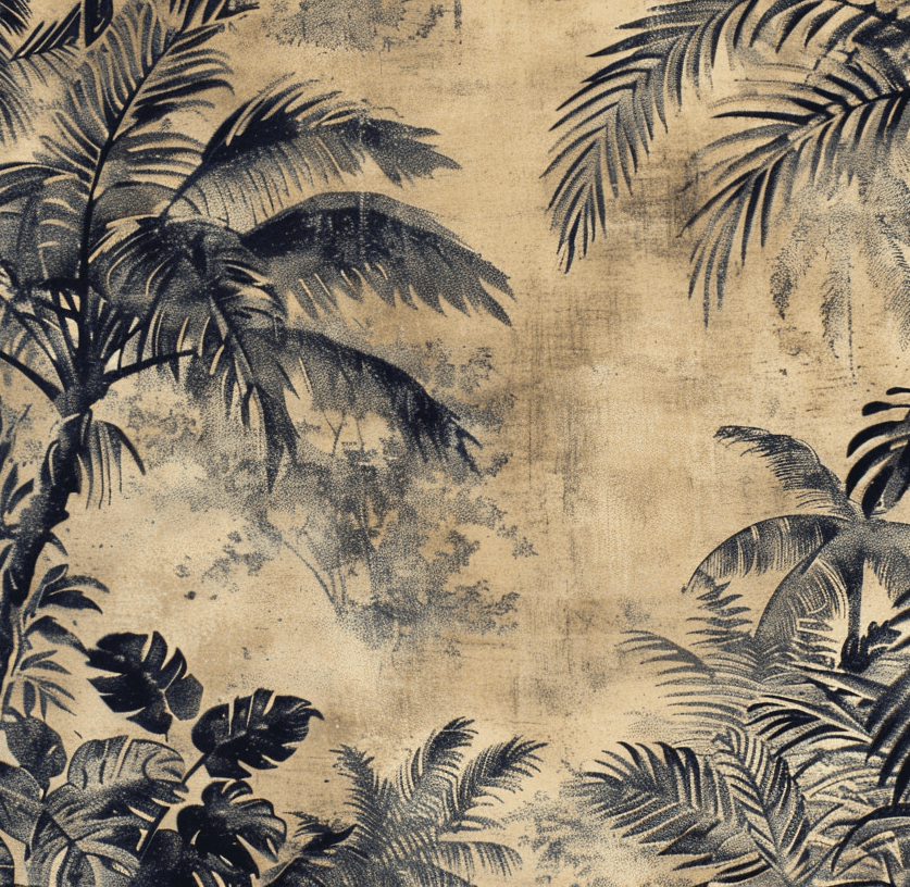 Eden Monochrome - Illulart: Papier peint panoramique