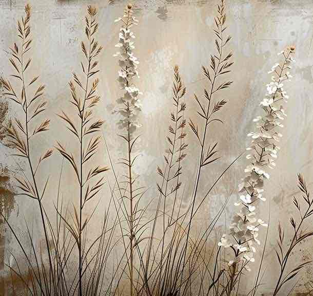 Élégance champêtre : Ambiance naturelle - Illulart: Papier peint panoramique