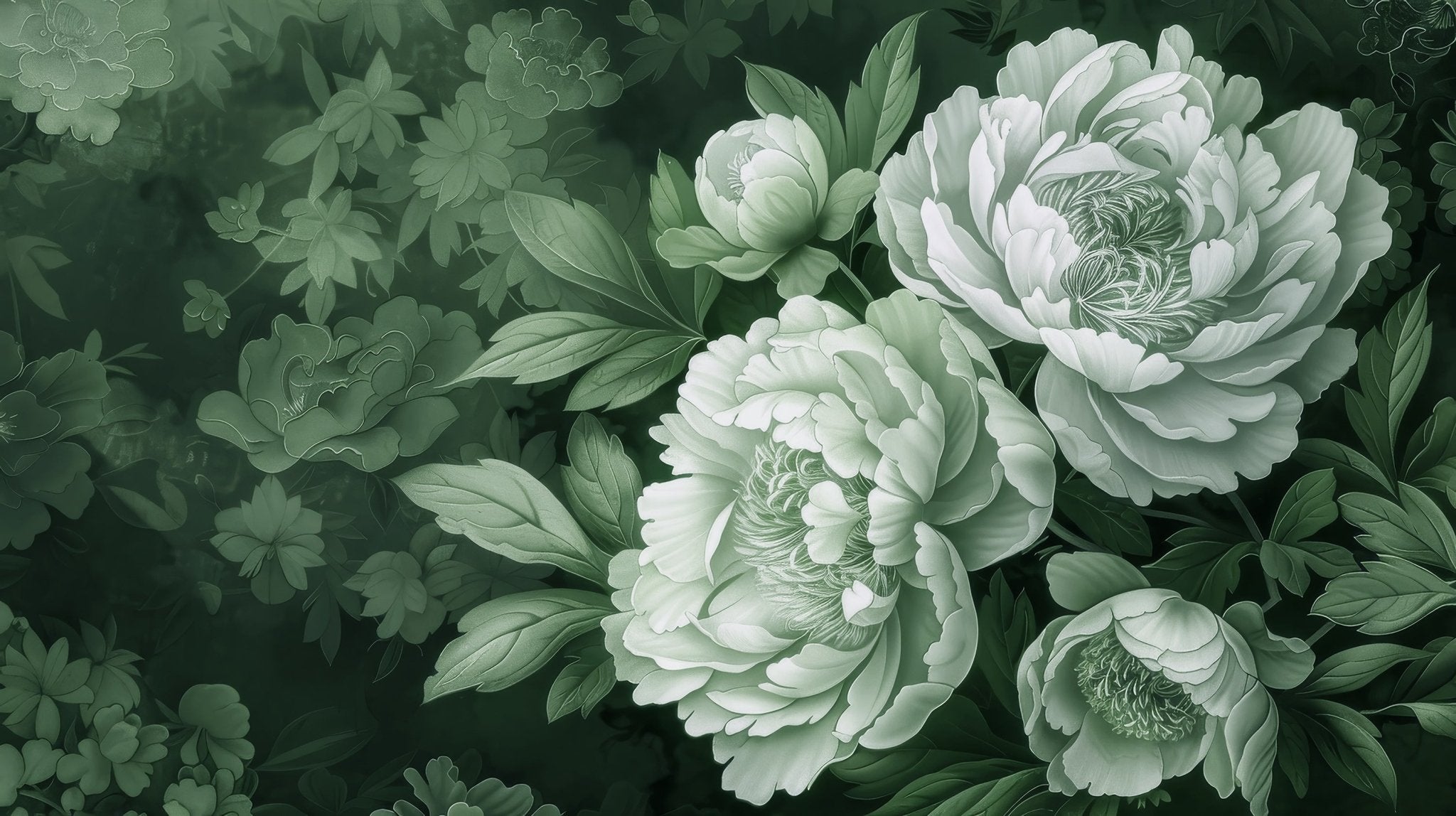 D’Eleganz vu de Peonien a Salbeigréng
