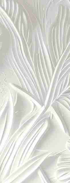 Élégance florale sculptée en blanc - Illulart: Papier peint panoramique
