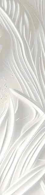 Élégance florale sculptée en blanc - Illulart: Papier peint panoramique