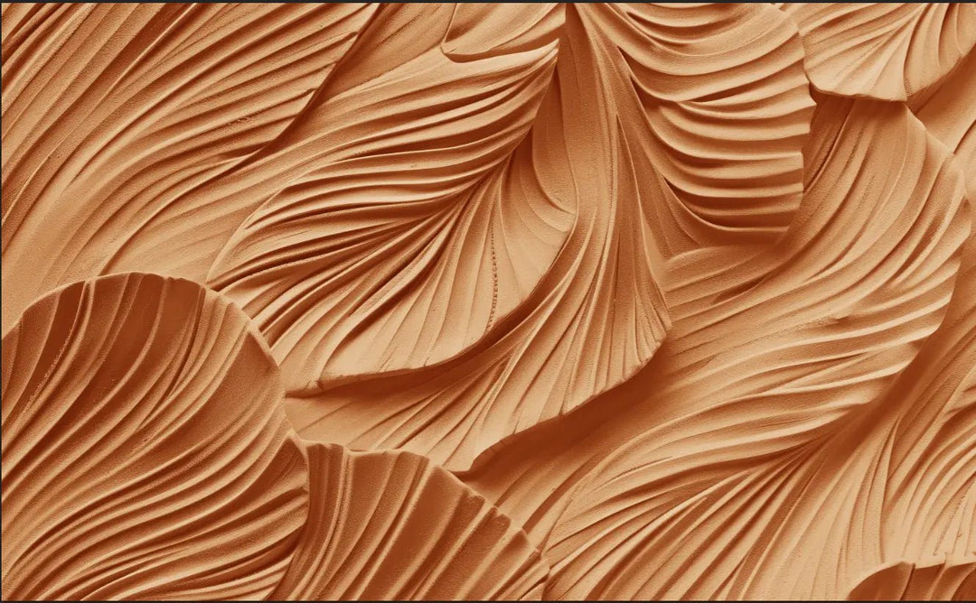 Élégance Sculpturale en effet d'Argile - Illulart: Papier peint panoramique