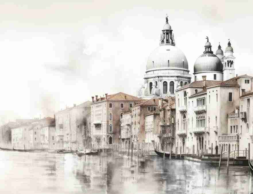 Élégance Vénitienne - Illulart: Papier peint panoramique