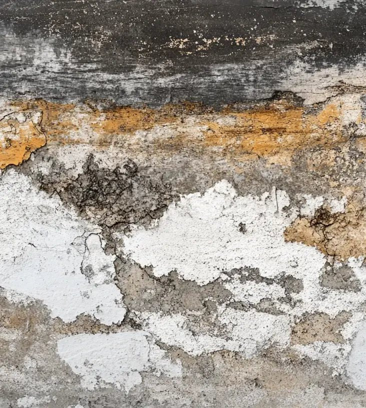 Érosion Minérale – Papier Peint Style Brut Inspiré des Murs Vieillis - Illulart: Papier peint panoramique