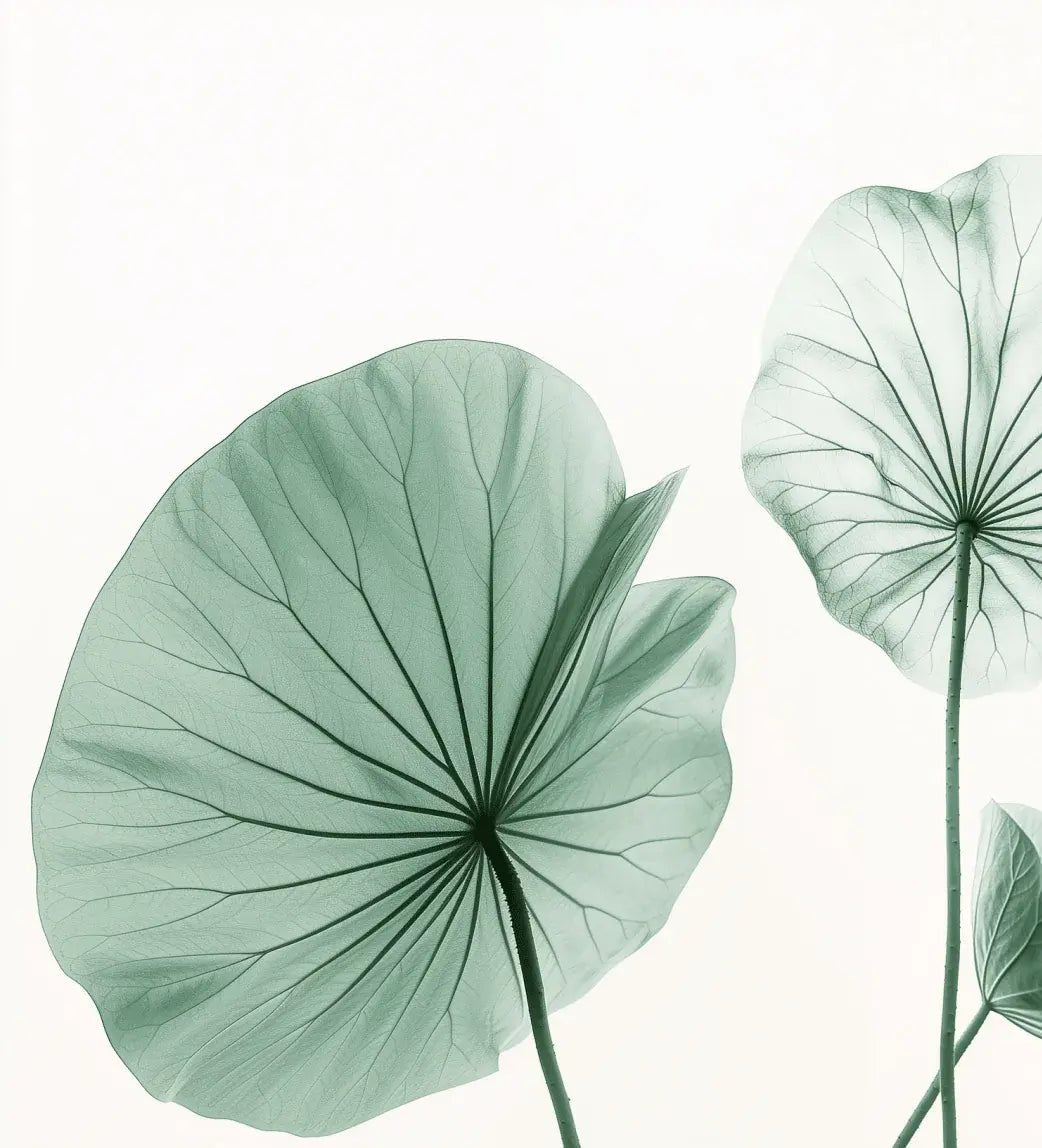 Esprit Lotus - Un Papier Peint Raffiné aux Teintes Douces - Illulart: Papier peint panoramique