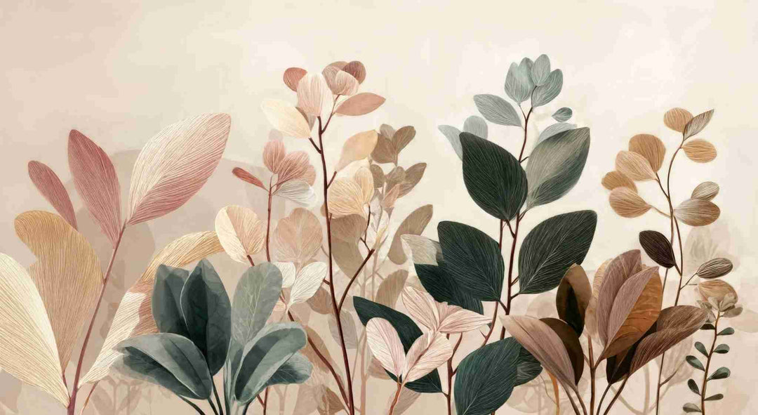 Essence Botanique – Papier peint panoramique végétal - Illulart: Papier peint panoramique