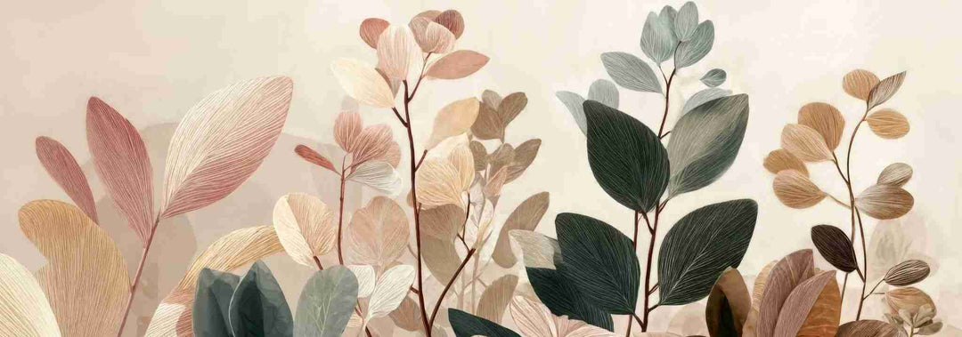 Essence Botanique – Papier peint panoramique végétal - Illulart: Papier peint panoramique